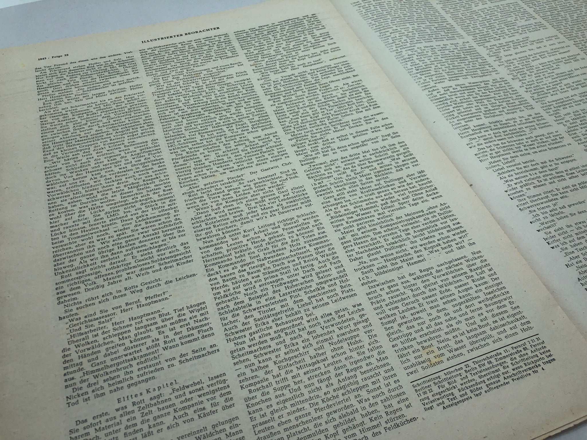 JB Juustrierter Beobachter NSDAP Magazine Original WW2 German - 3rd June 1943 - The Militaria Shop