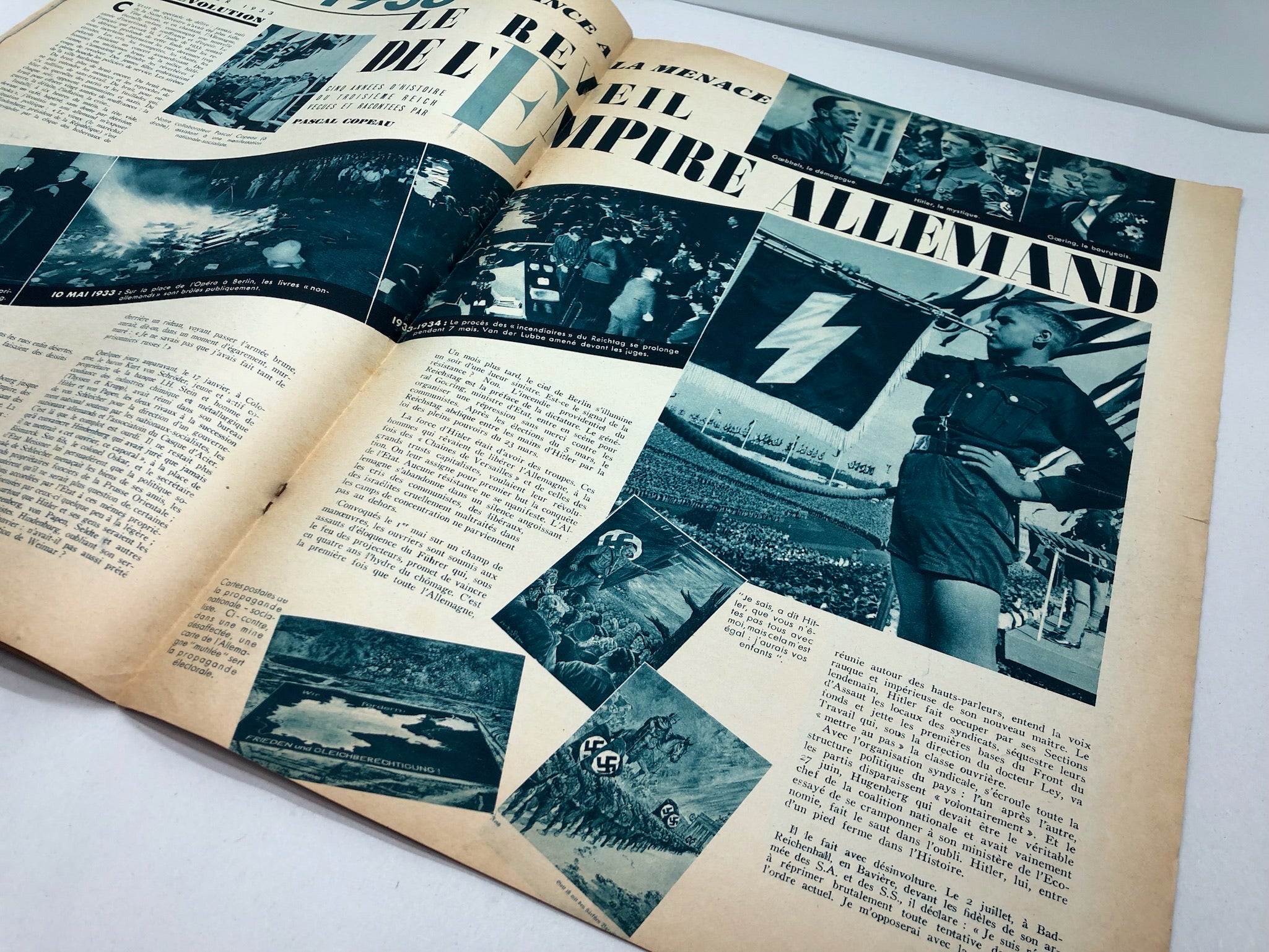 Original WW2 German Propaganda Magazine in French - 2nd February 1938 - The Militaria Shop
