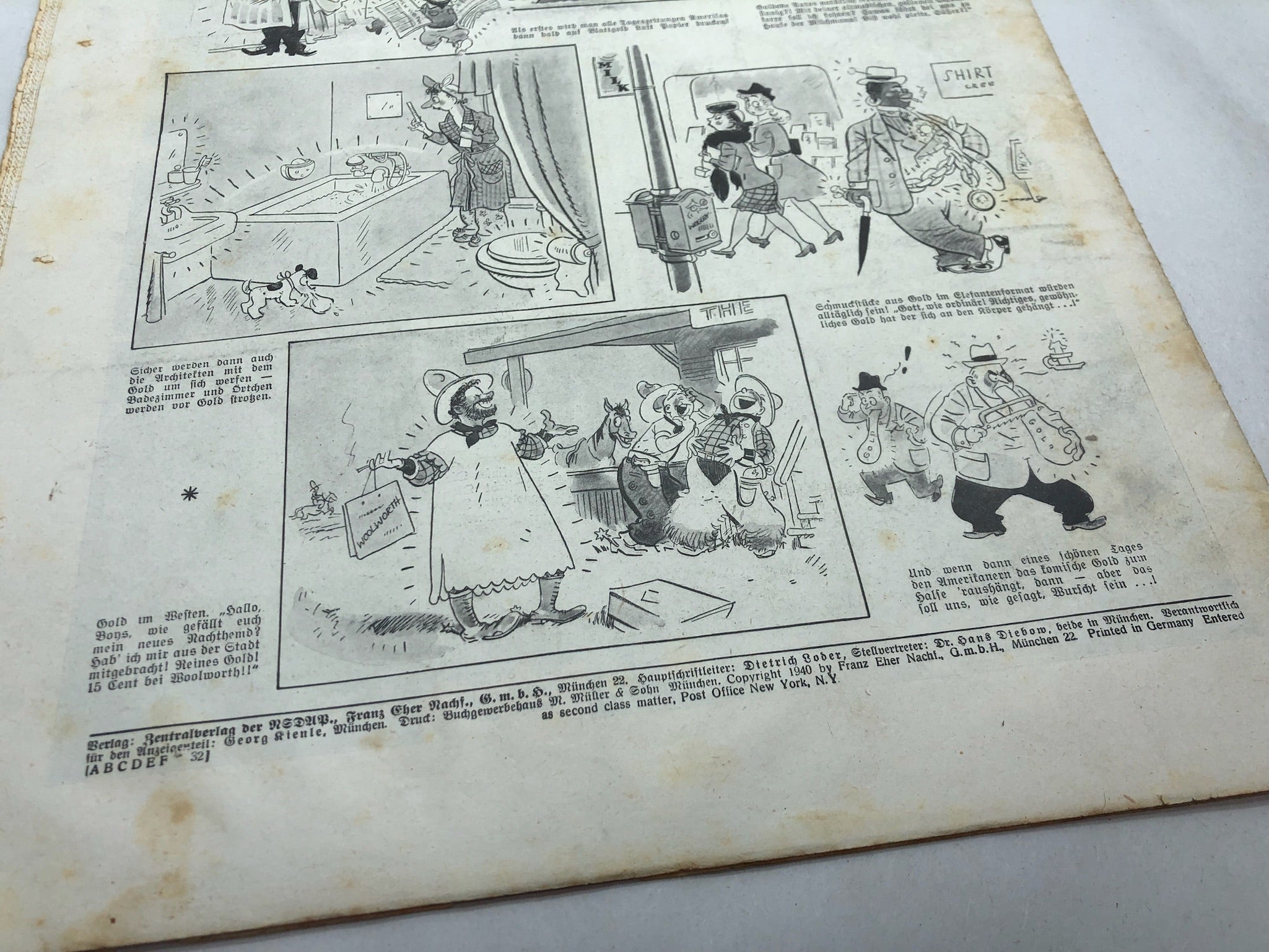 JB Juustrierter Beobachter NSDAP Magazine Original WW2 German - 26th September 1940 - The Militaria Shop