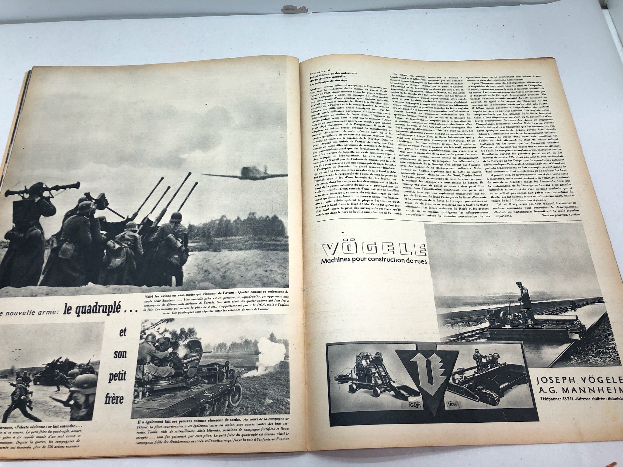 Original French Language WW2 Propaganda Signal Magazine - No.3 1941 - The Militaria Shop