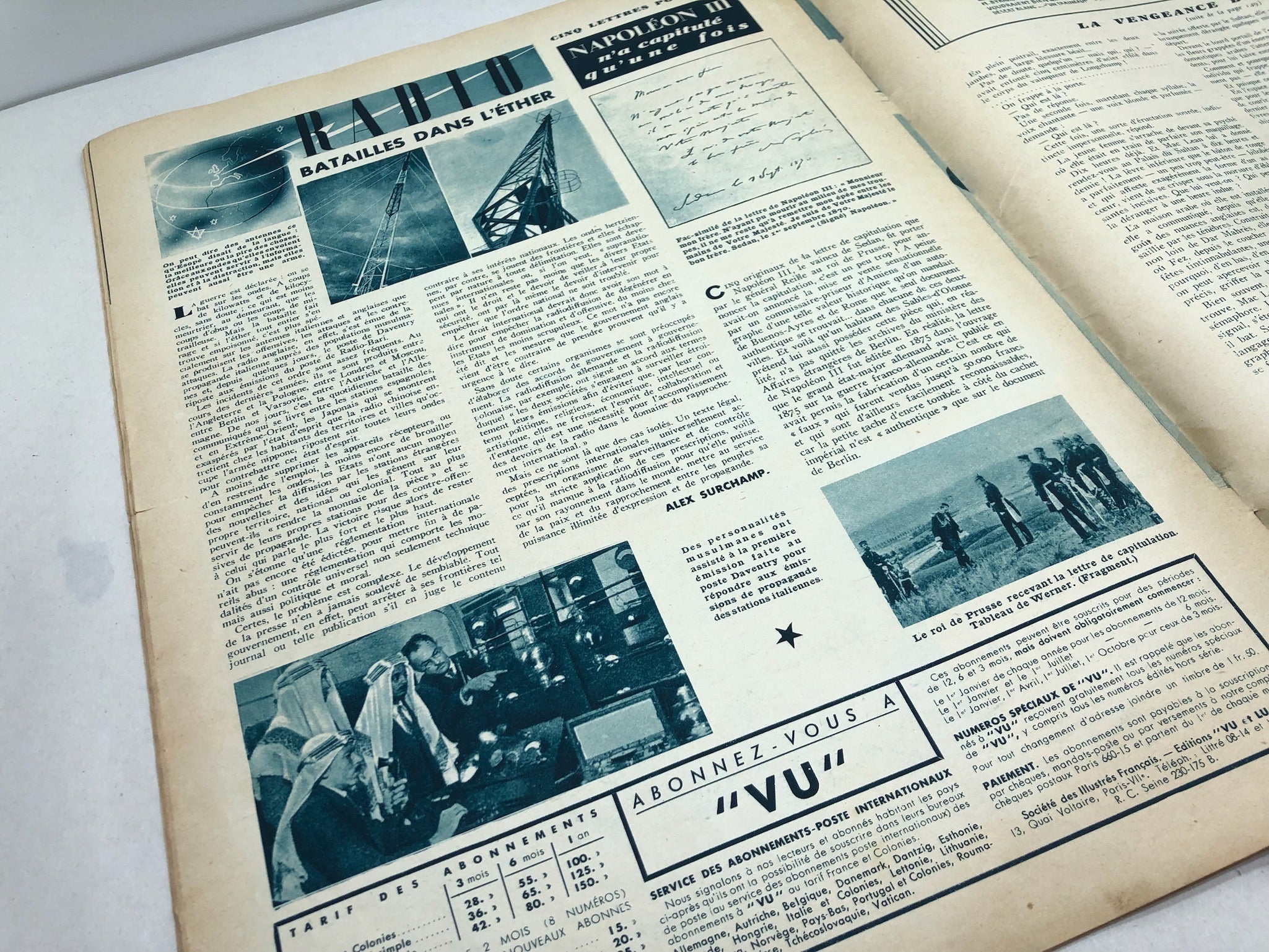 Original WW2 German Propaganda Magazine in French - 2nd February 1938 - The Militaria Shop