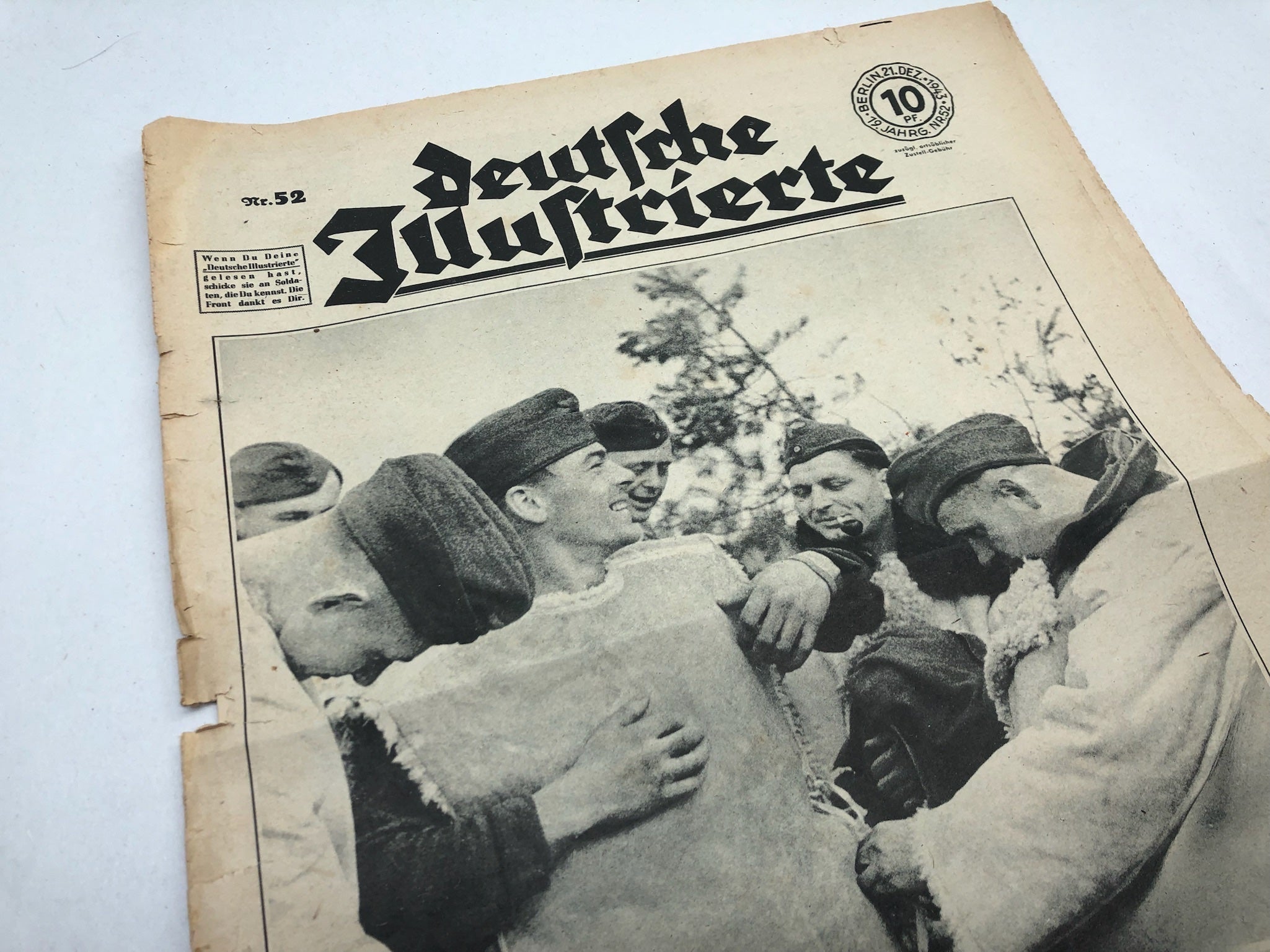 Original WW2 German Political Newspaper - 21st December 1943 - The Militaria Shop