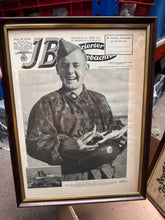 Load image into Gallery viewer, Original WW2 German Newspaper Magazine Framed for Display - The Militaria Shop