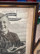 Load image into Gallery viewer, Original WW2 German Newspaper Magazine Framed for Display - The Militaria Shop