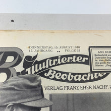 Lade das Bild in den Galerie-Viewer, JB Juustrierter Beobachter NSDAP Magazine Original WW2 German - 15th August 1940 - The Militaria Shop