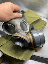 Load image into Gallery viewer, Original WW2 British Army Assault Gas Mask Set - The Militaria Shop