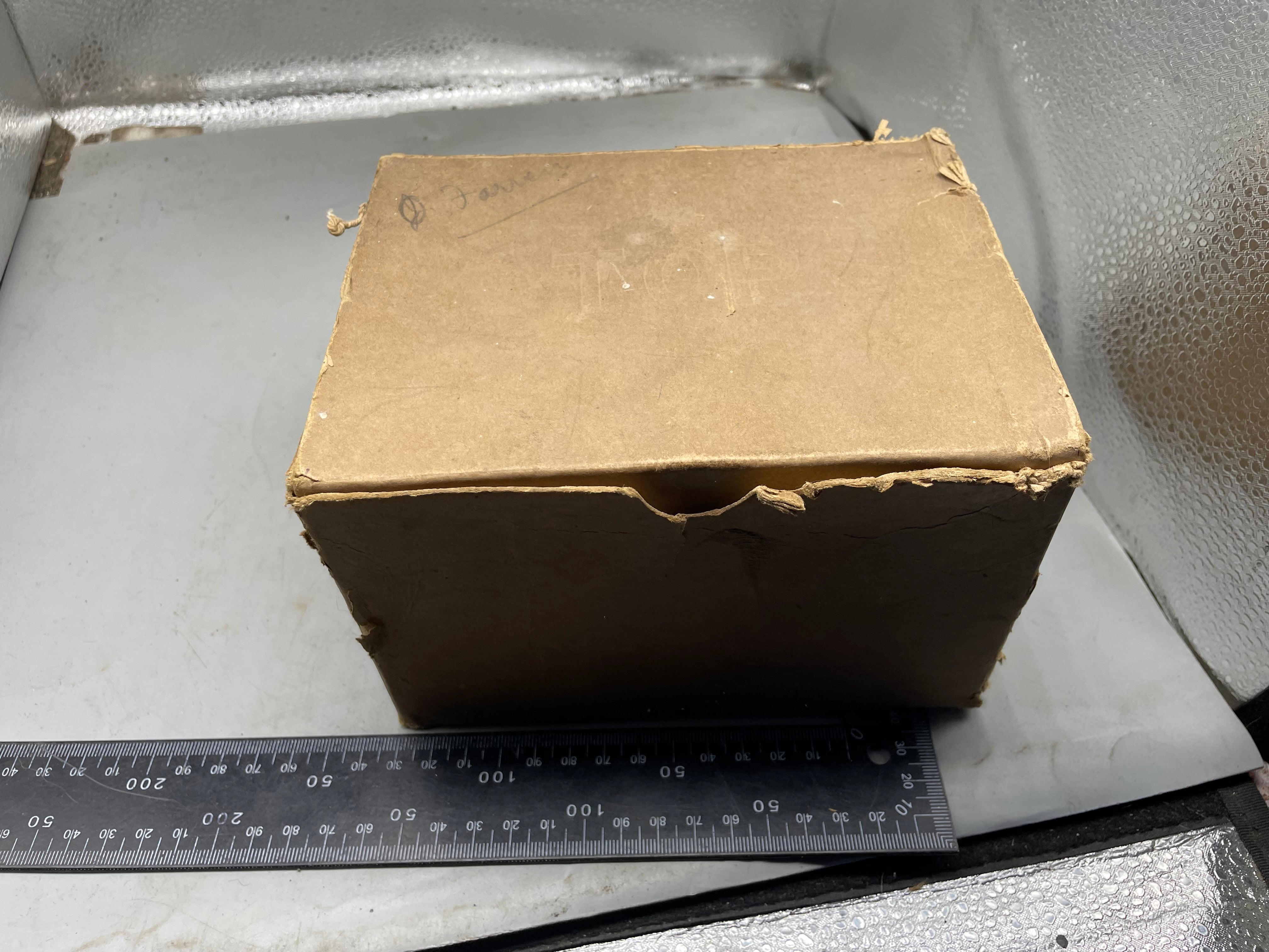 Civilian Gas Mask in Original Cardboard Box - WW2 British Home Front - The Militaria Shop