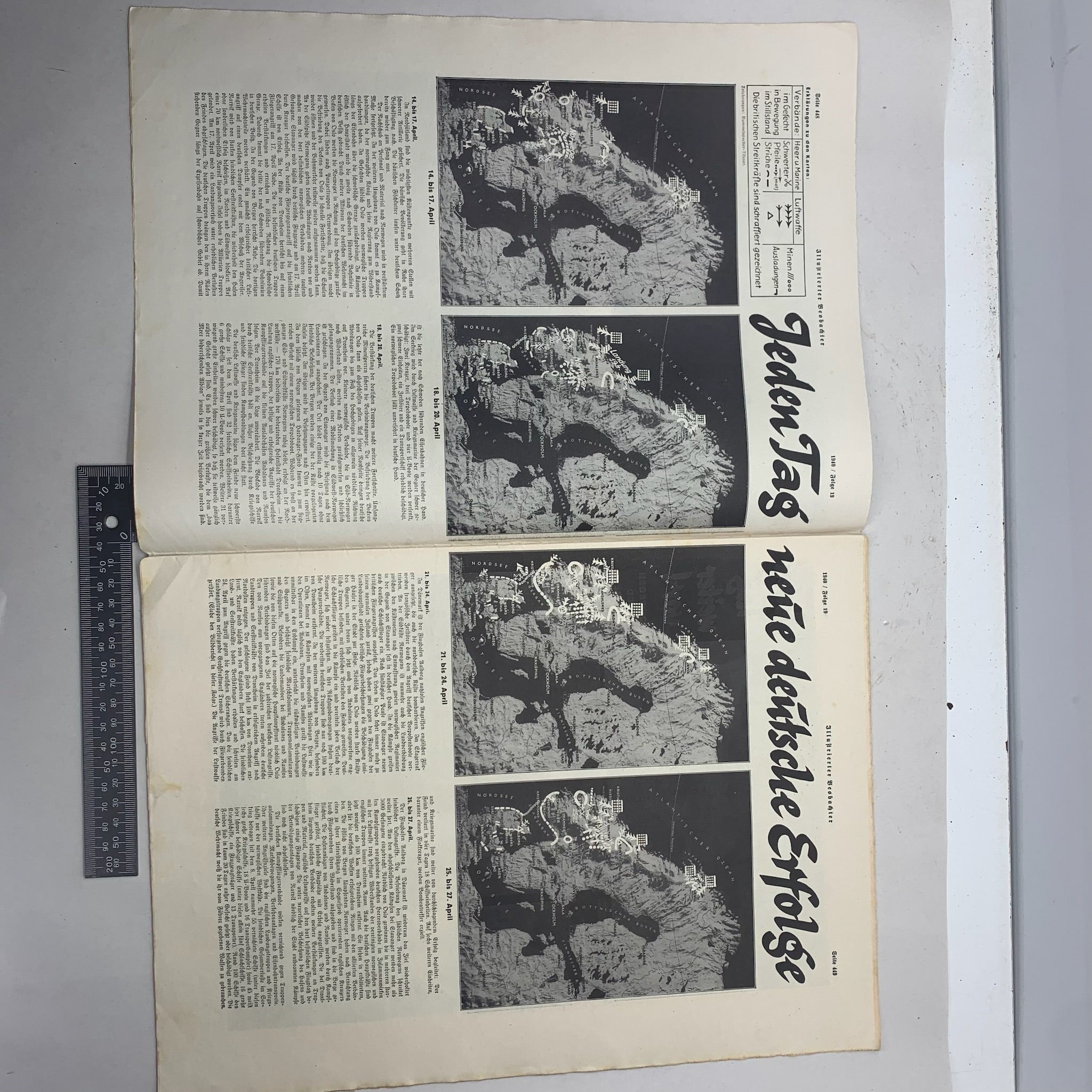 JB Juustrierter Beobachter NSDAP Magazine Original WW2 German - 9th May 1940 - The Militaria Shop