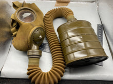 Load image into Gallery viewer, Original 1938 Dated Czech Army Gas Mask with Filter - The Militaria Shop