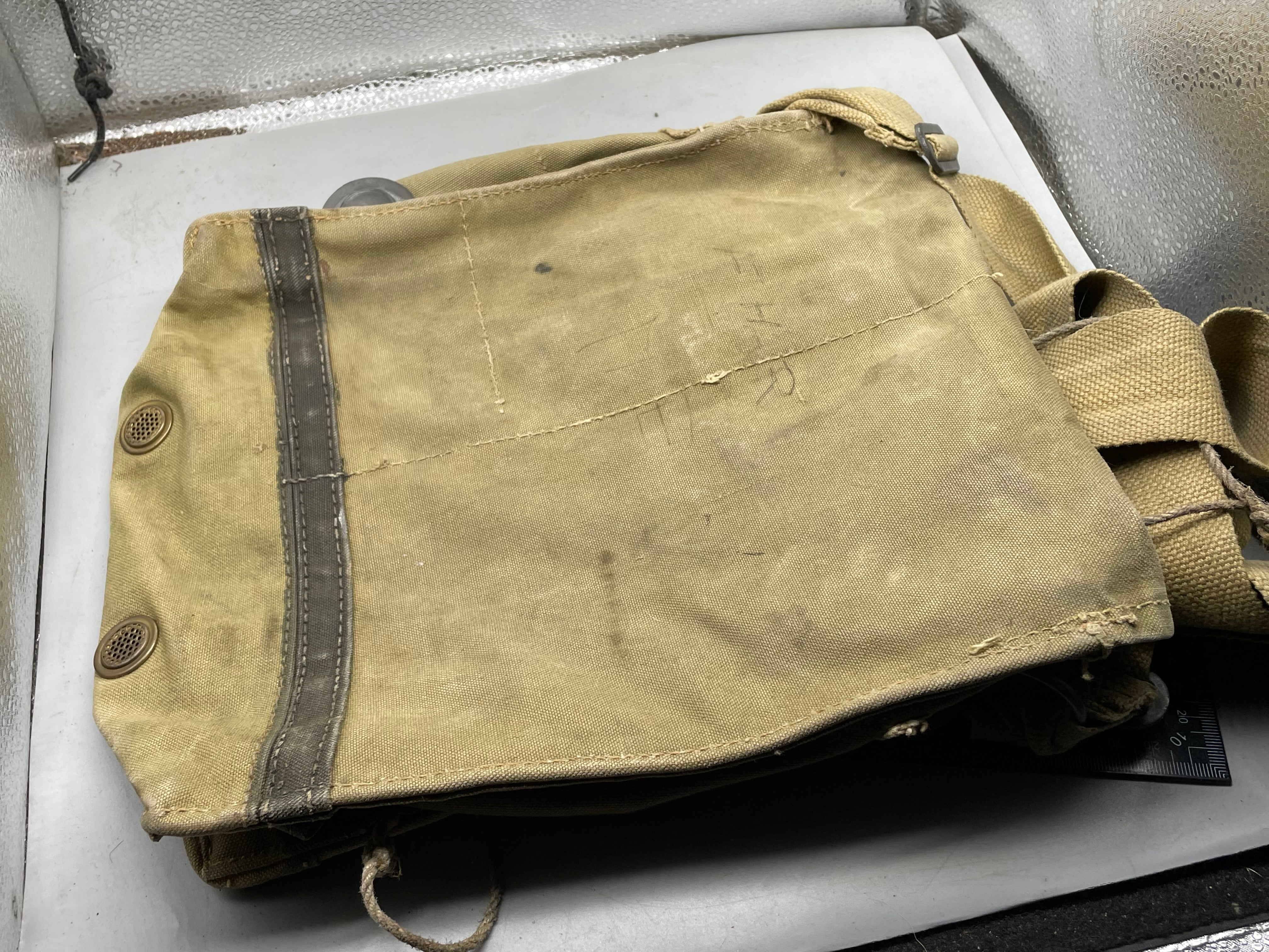 Original WW2 British Army Long-Hose Gas Mask with Bag - The Militaria Shop