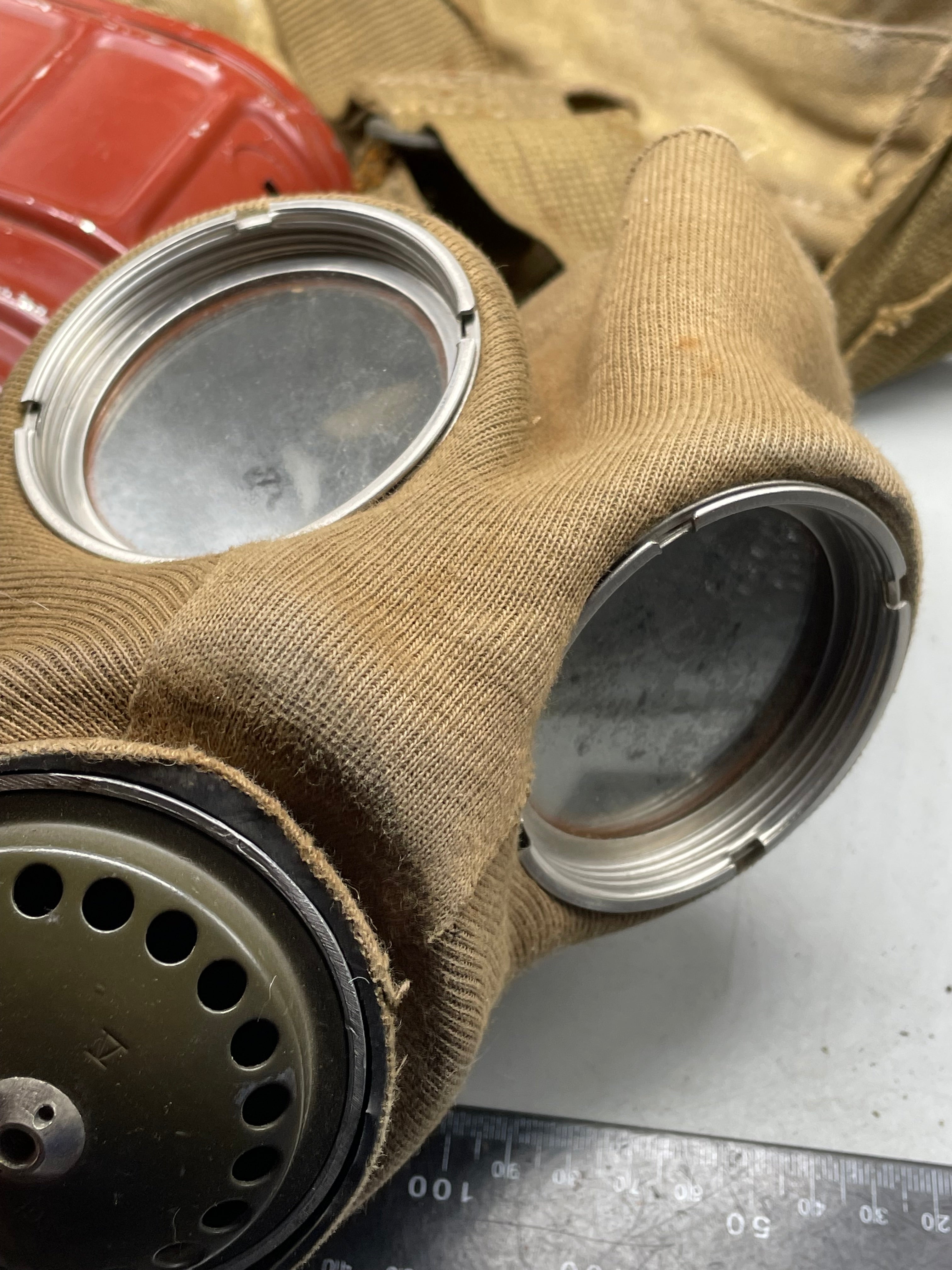 Original WW2 British Army Long-Hose Gas Mask with Bag - The Militaria Shop