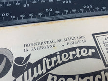 Load image into Gallery viewer, JB Juustrierter Beobachter NSDAP Magazine Original WW2 German - 28th March 1940 - The Militaria Shop