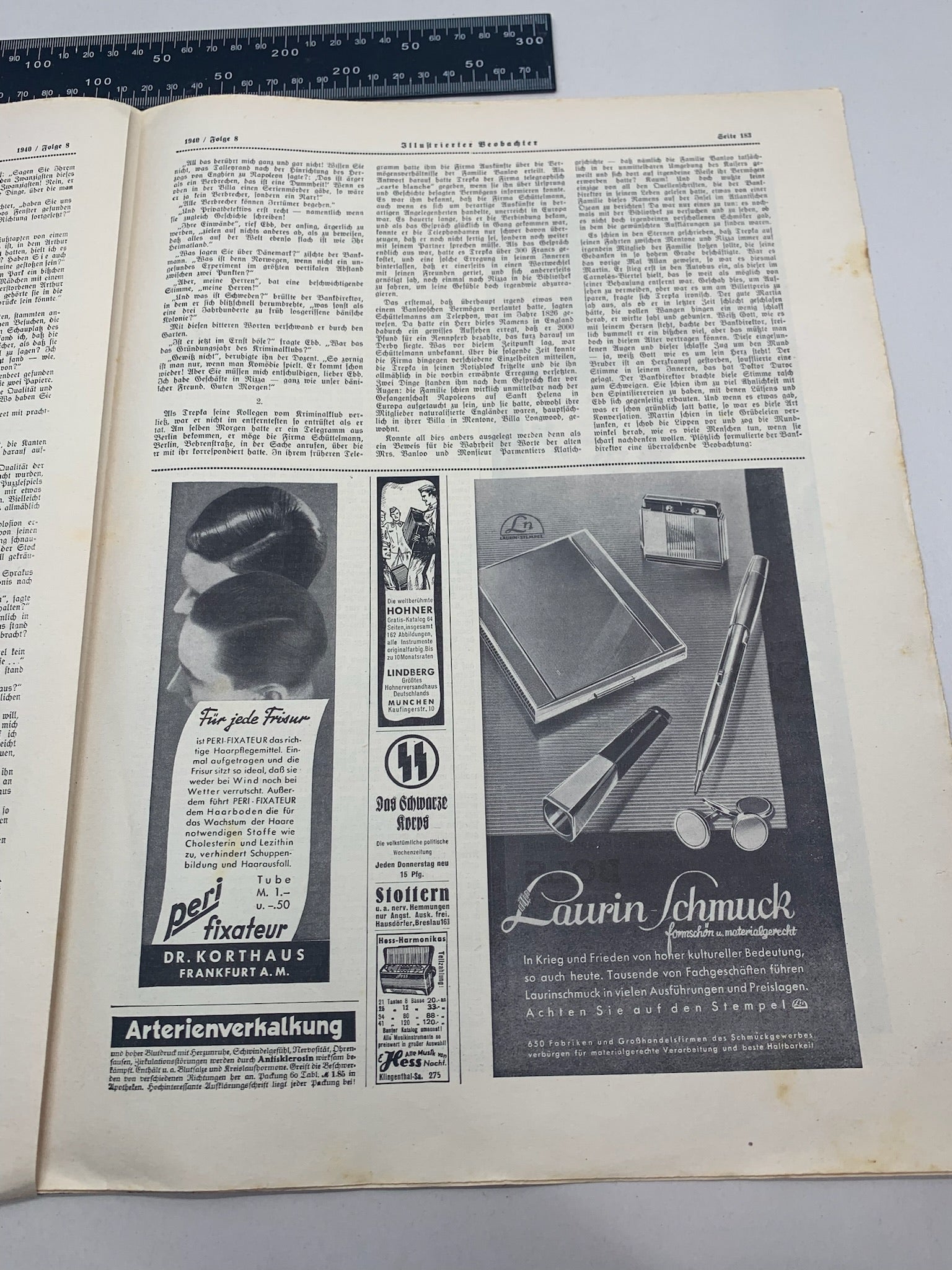 JB Juustrierter Beobachter NSDAP Magazine Original WW2 German - 22nd February 1940 - The Militaria Shop