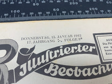 Load image into Gallery viewer, JB Juustrierter Beobachter NSDAP Magazine Original WW2 German - 15th January 1942 - The Militaria Shop
