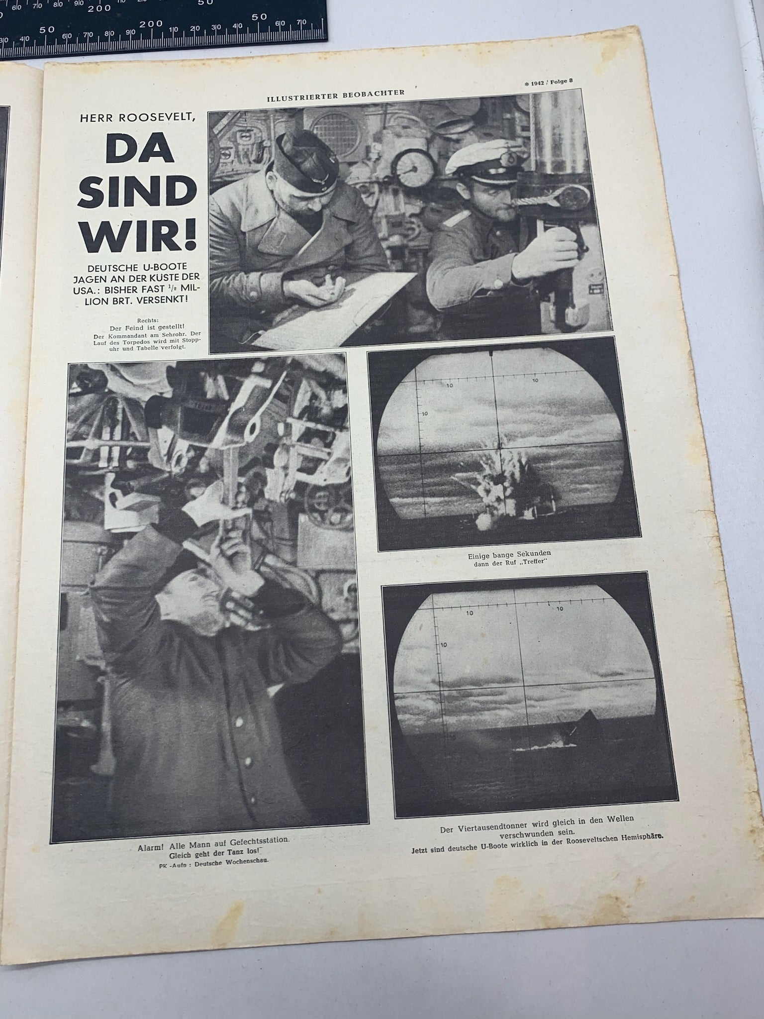 JB Juustrierter Beobachter NSDAP Magazine Original WW2 German - 19th February 1942 - The Militaria Shop
