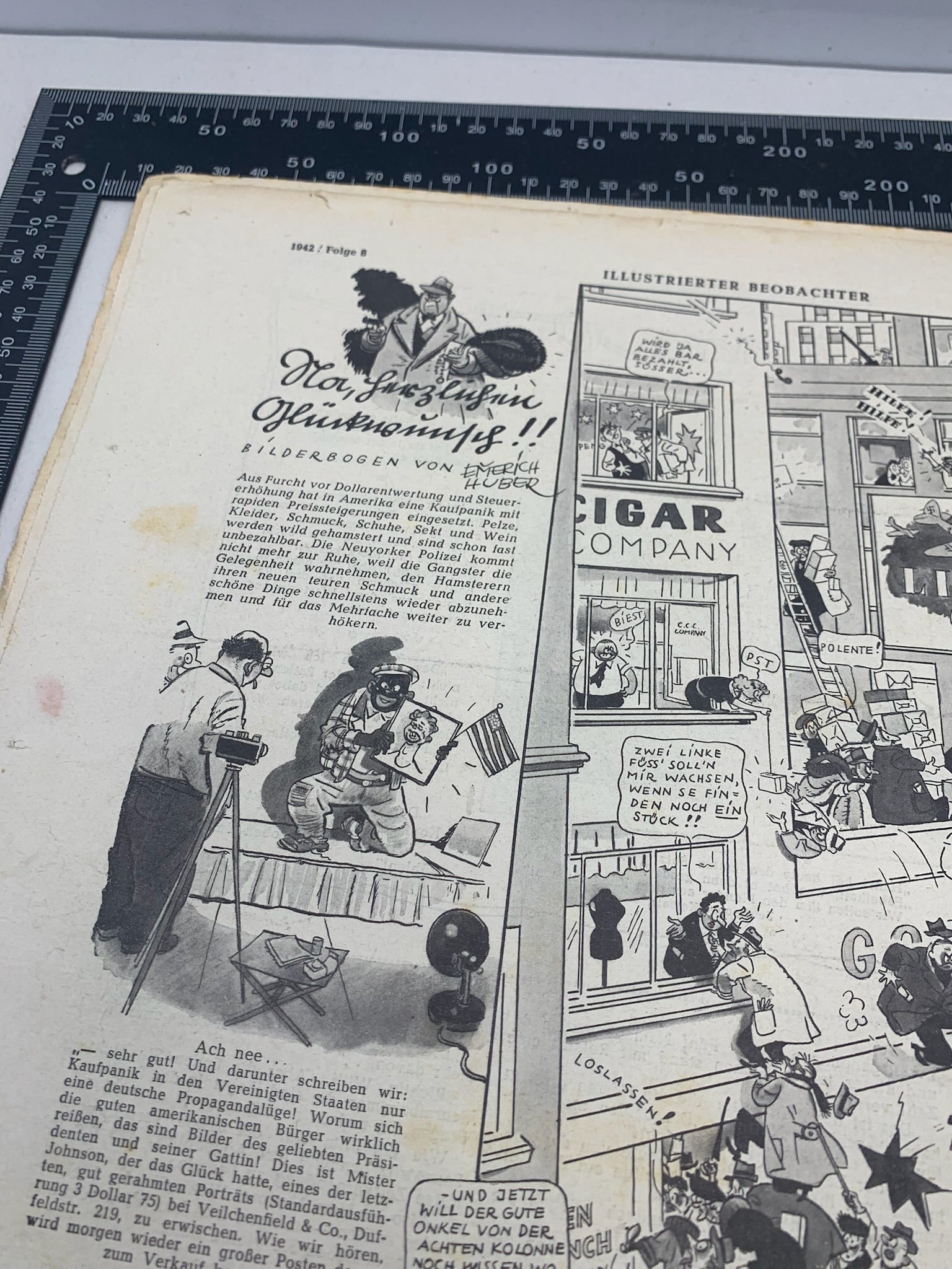 JB Juustrierter Beobachter NSDAP Magazine Original WW2 German - 19th February 1942 - The Militaria Shop