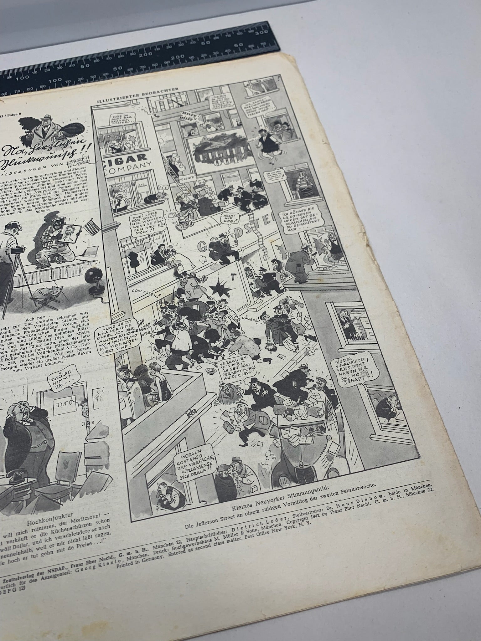JB Juustrierter Beobachter NSDAP Magazine Original WW2 German - 19th February 1942 - The Militaria Shop