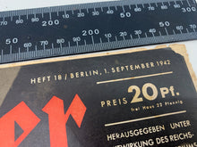 Load image into Gallery viewer, Der Adler Luftwaffe Magazine Original WW2 German - 1st September 1942 - The Militaria Shop