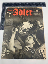 Load image into Gallery viewer, Der Adler Luftwaffe Magazine Original WW2 German - 31st August 1943 - The Militaria Shop