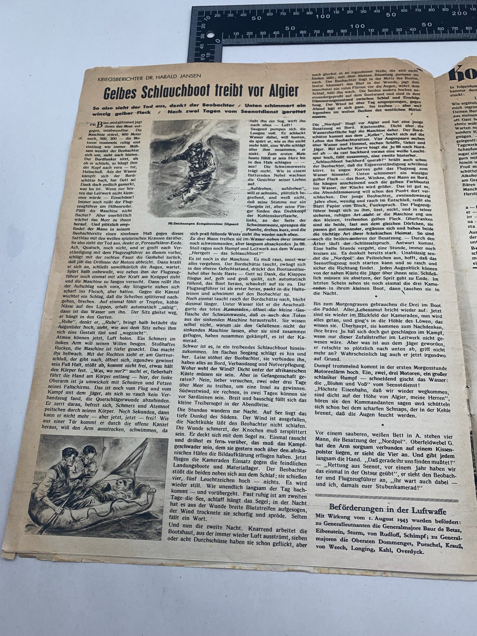 Der Adler Luftwaffe Magazine Original WW2 German - 31st August 1943 - The Militaria Shop