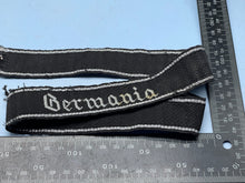 Load image into Gallery viewer, WW2 German SS Germarnia Cuff Title - The Militaria Shop