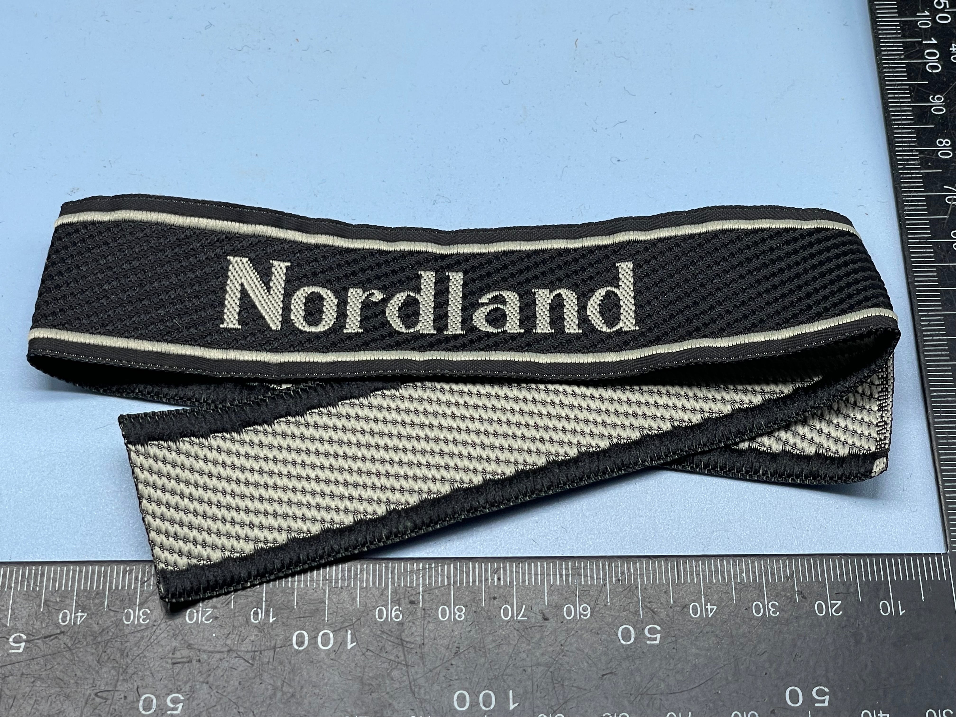 WW2 German SS Nordland Cuff Title - The Militaria Shop