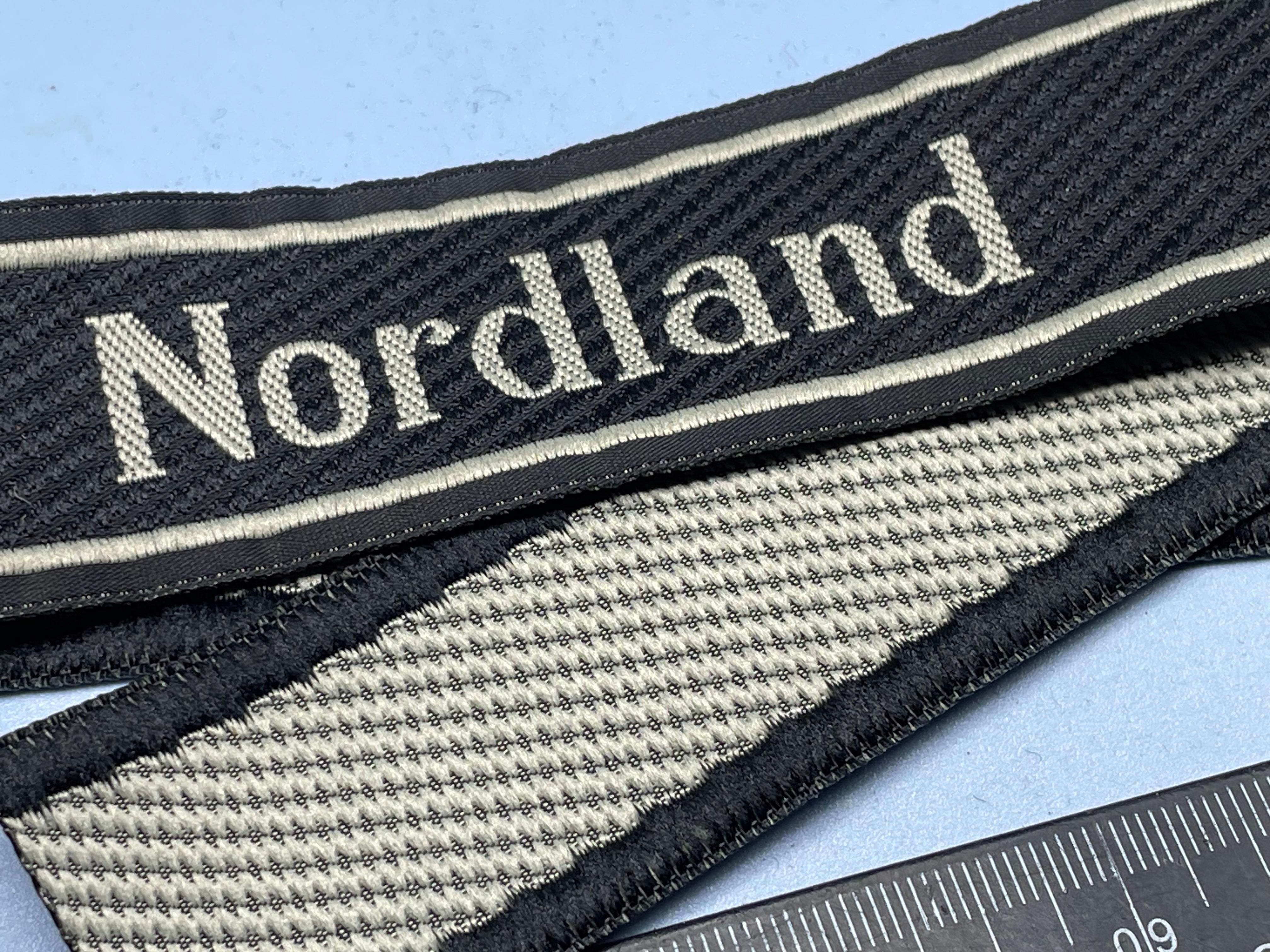 WW2 German SS Nordland Cuff Title - The Militaria Shop