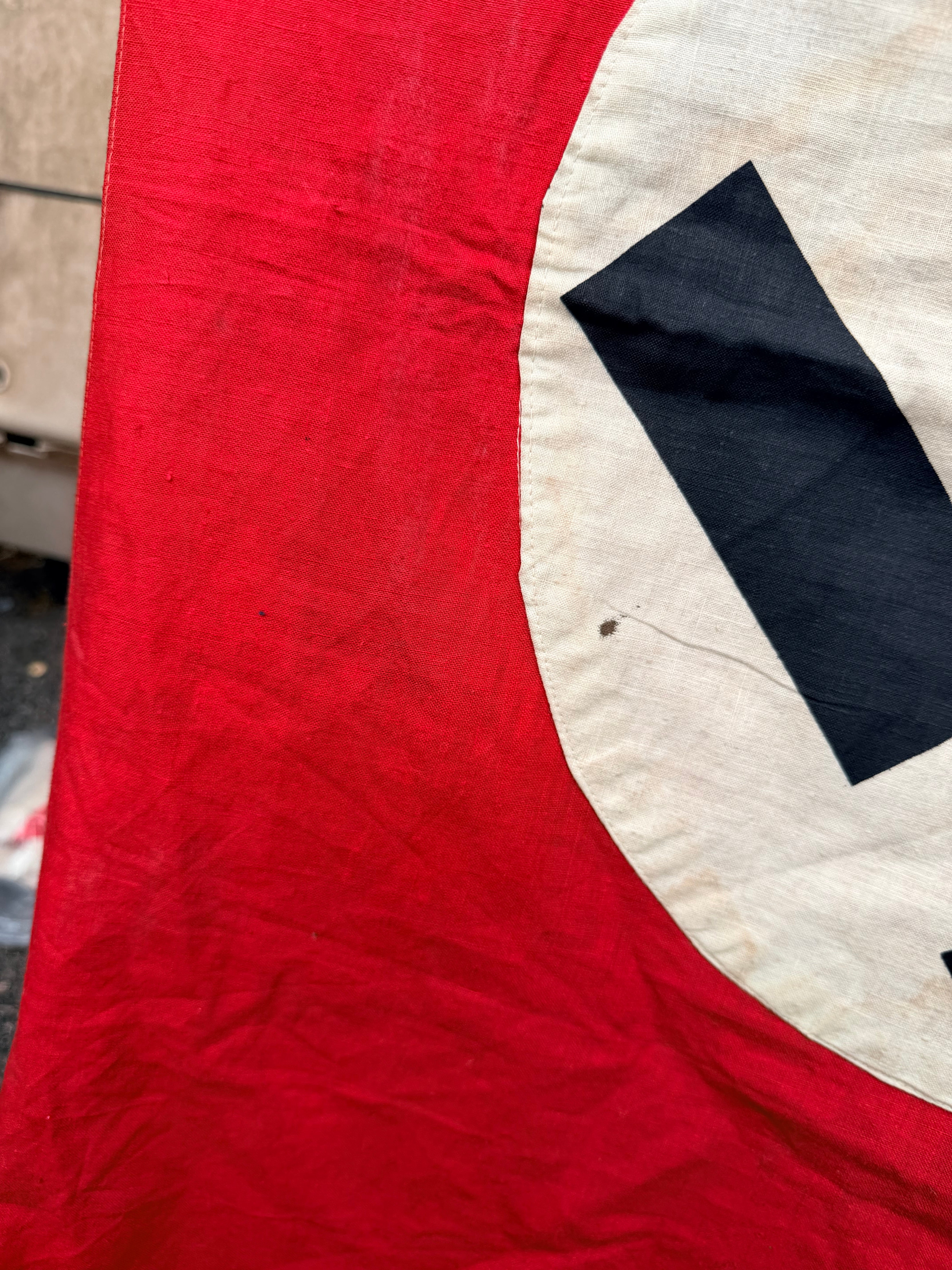 Original WW2 German NSDAP Party Flag - Size 30" x 22" - The Militaria Shop