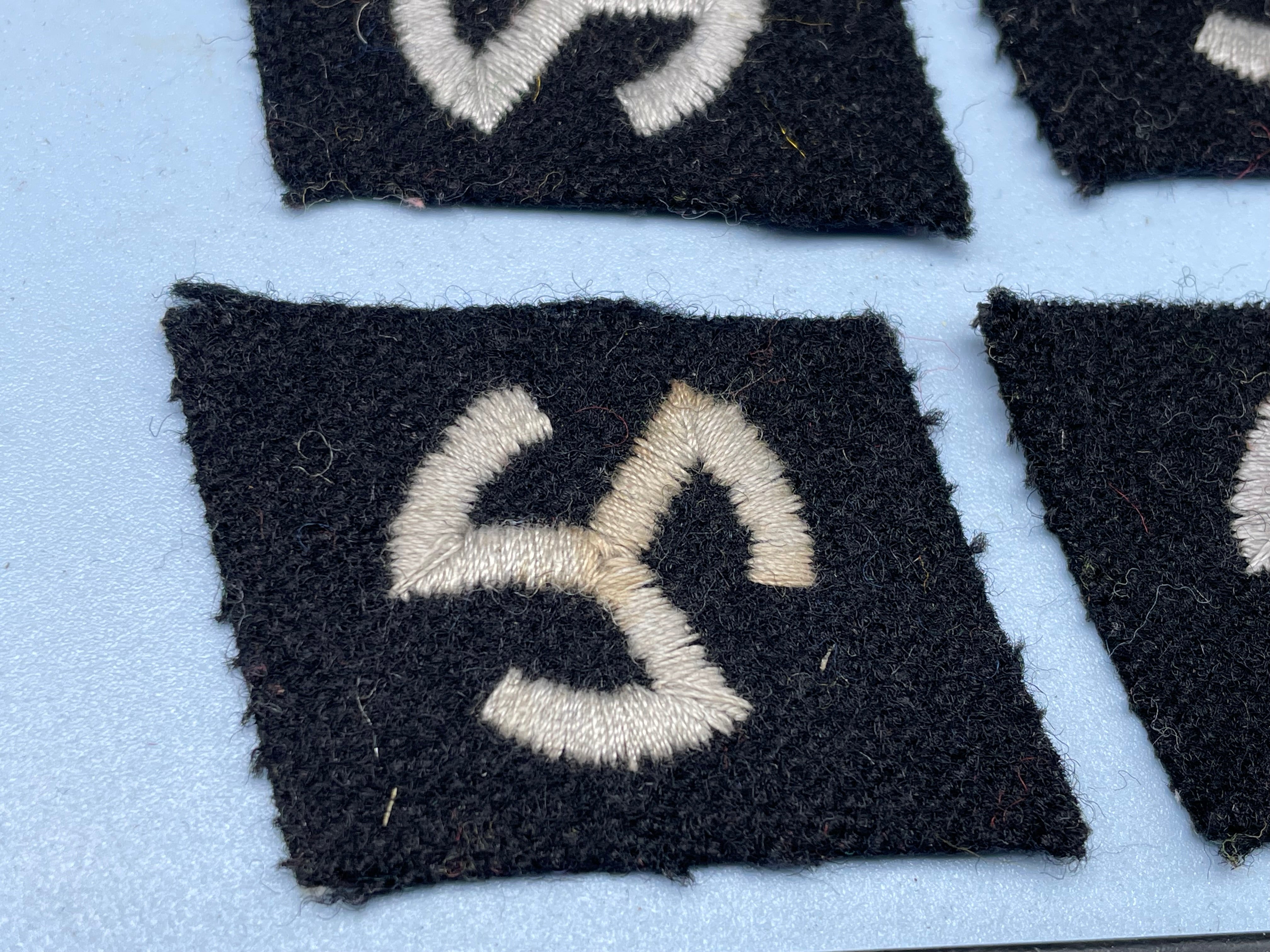 Group of Reproduction WW2 German Army Collar Badges - The Militaria Shop