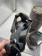 Load image into Gallery viewer, Original British Civilian Gas Mask in Private Purchase Carrying Tin - The Militaria Shop
