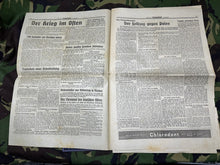 Charger l'image dans la galerie, Original WW2 German Heimatblatt Political Newspaper - 29th September 1939 - The Militaria Shop