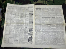 Load image into Gallery viewer, Original WW2 German NSDAP VOLKSSTIMME Political Newspaper - 6th March 1942 - The Militaria Shop