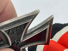 Charger l'image dans la galerie, Original WW2 German Iron Cross 2nd Class - with Ribbon - The Militaria Shop