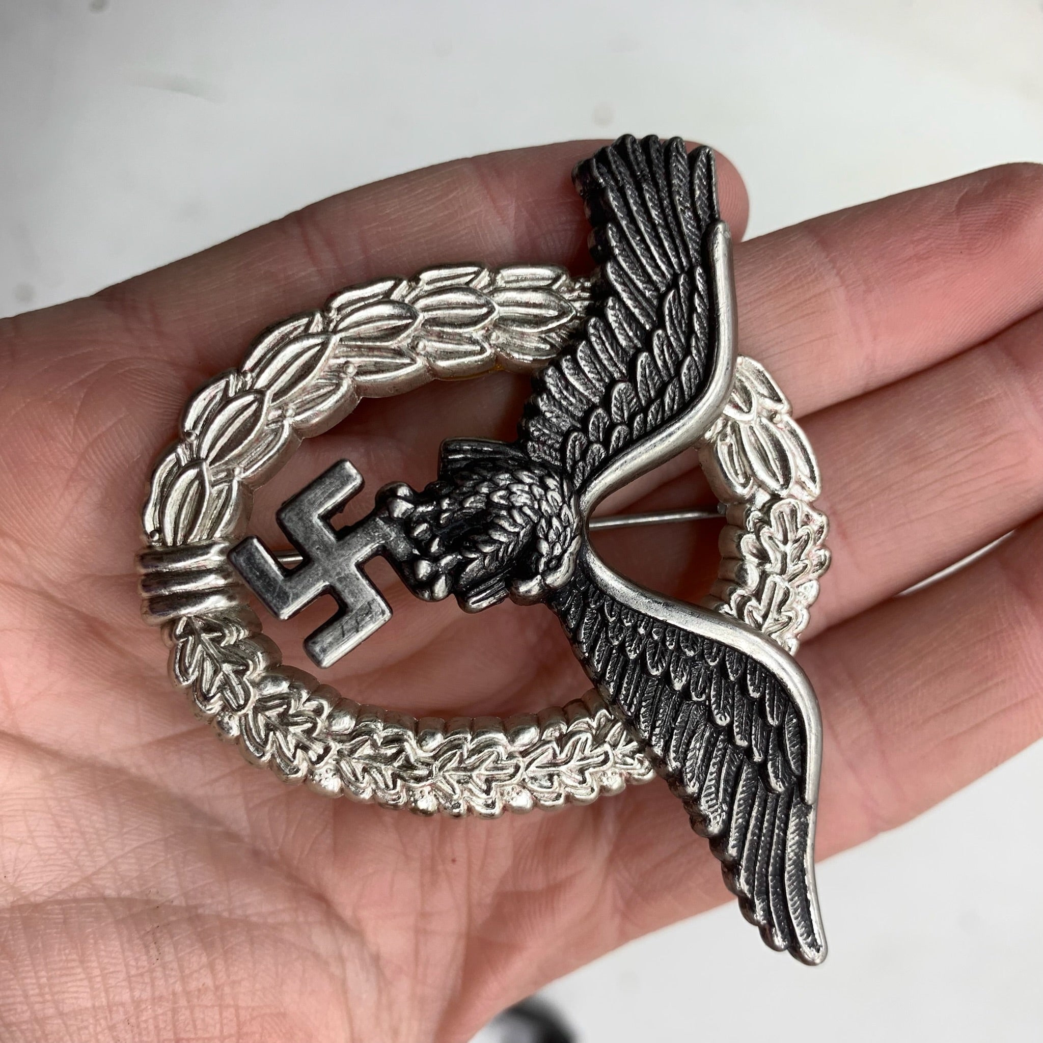 WW2 German Luftwaffe Pilot Observer Badge Award in Box - The Militaria Shop