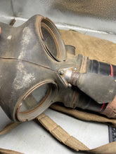 Load image into Gallery viewer, A WW2 British Home Front Wardens / Fire Watchers Gas Mask & Bag - The Militaria Shop