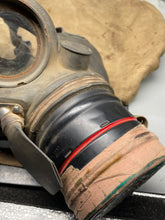Load image into Gallery viewer, A WW2 British Home Front Wardens / Fire Watchers Gas Mask & Bag - The Militaria Shop