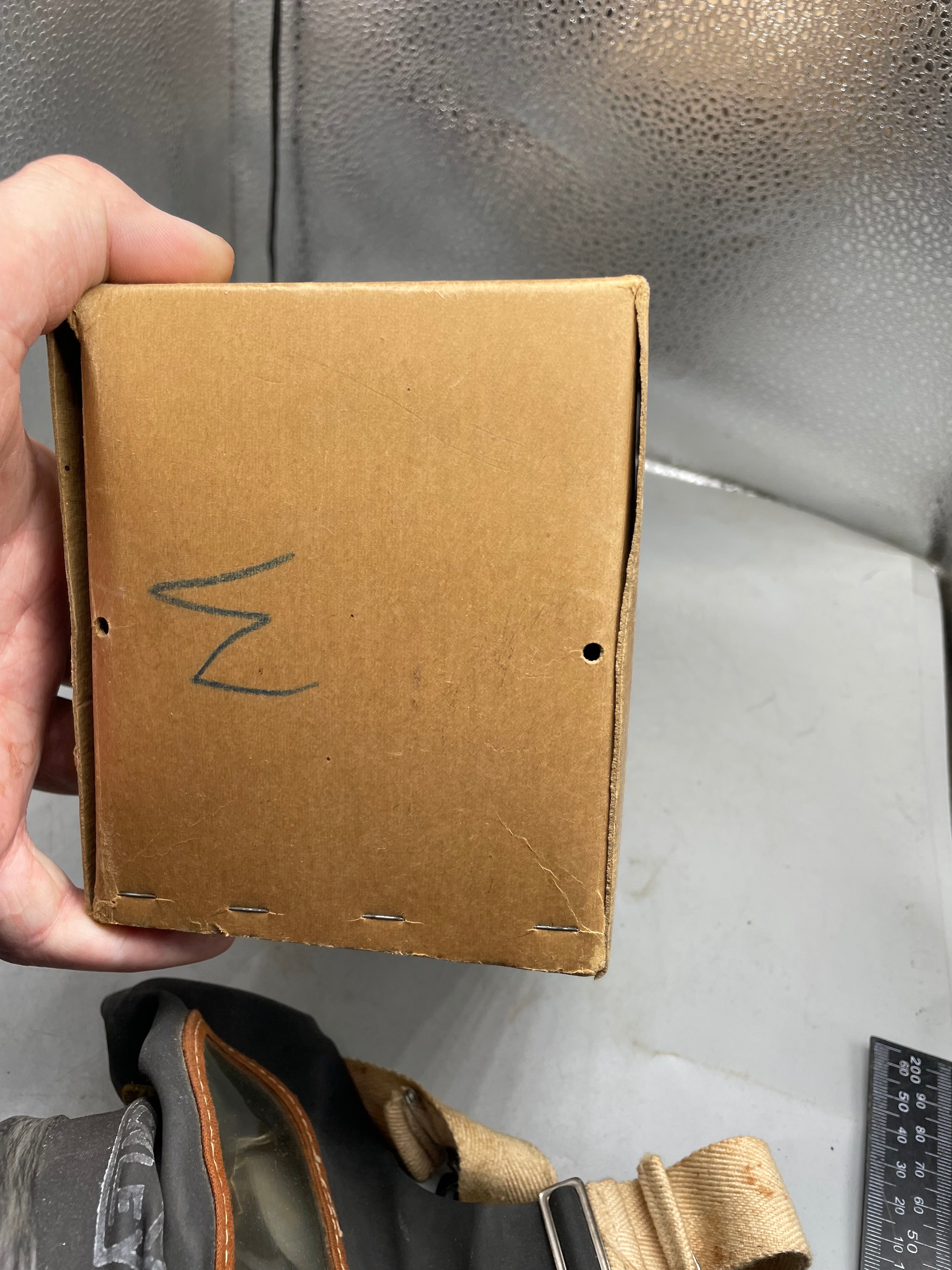 Civilian Gas Mask in Original Cardboard Box - WW2 British Home Front - The Militaria Shop