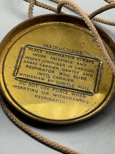 Load image into Gallery viewer, Original British Civilian Gas Mask Private Purchase Carrying Tin 1940 Dated - The Militaria Shop
