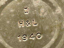 Load image into Gallery viewer, Original British Civilian Gas Mask Private Purchase Carrying Tin 1940 Dated - The Militaria Shop