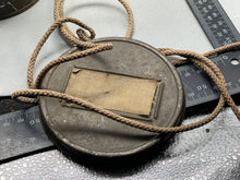 Load image into Gallery viewer, Original British Civilian Gas Mask Private Purchase Carrying Tin 1940 Dated - The Militaria Shop