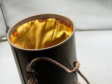 Load image into Gallery viewer, Original British Civilian Gas Mask Private Purchase Carrying Tin 1940 Dated - The Militaria Shop
