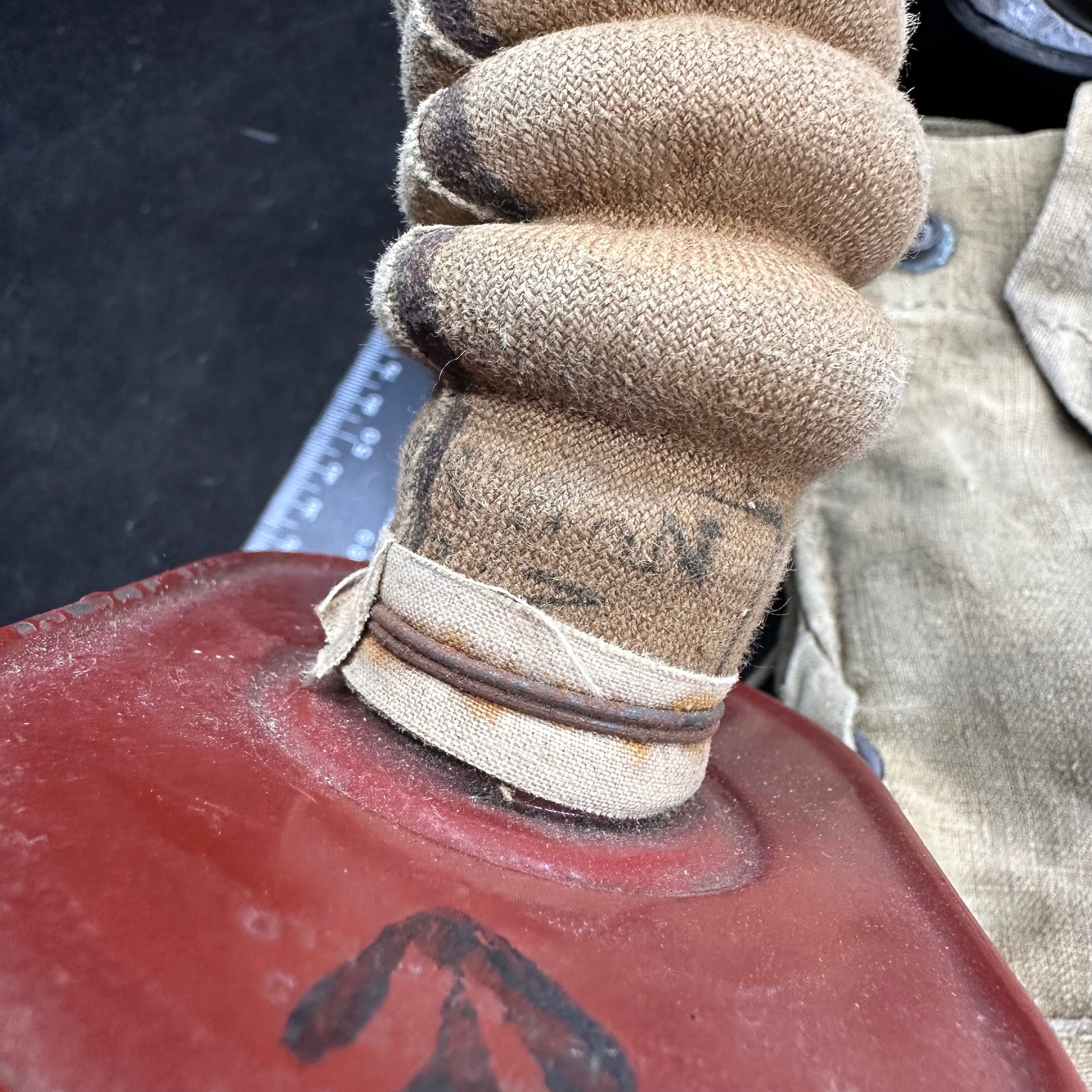 British Army Soldier Gas Mask GSR Respirator - Original Early Bag - The Militaria Shop