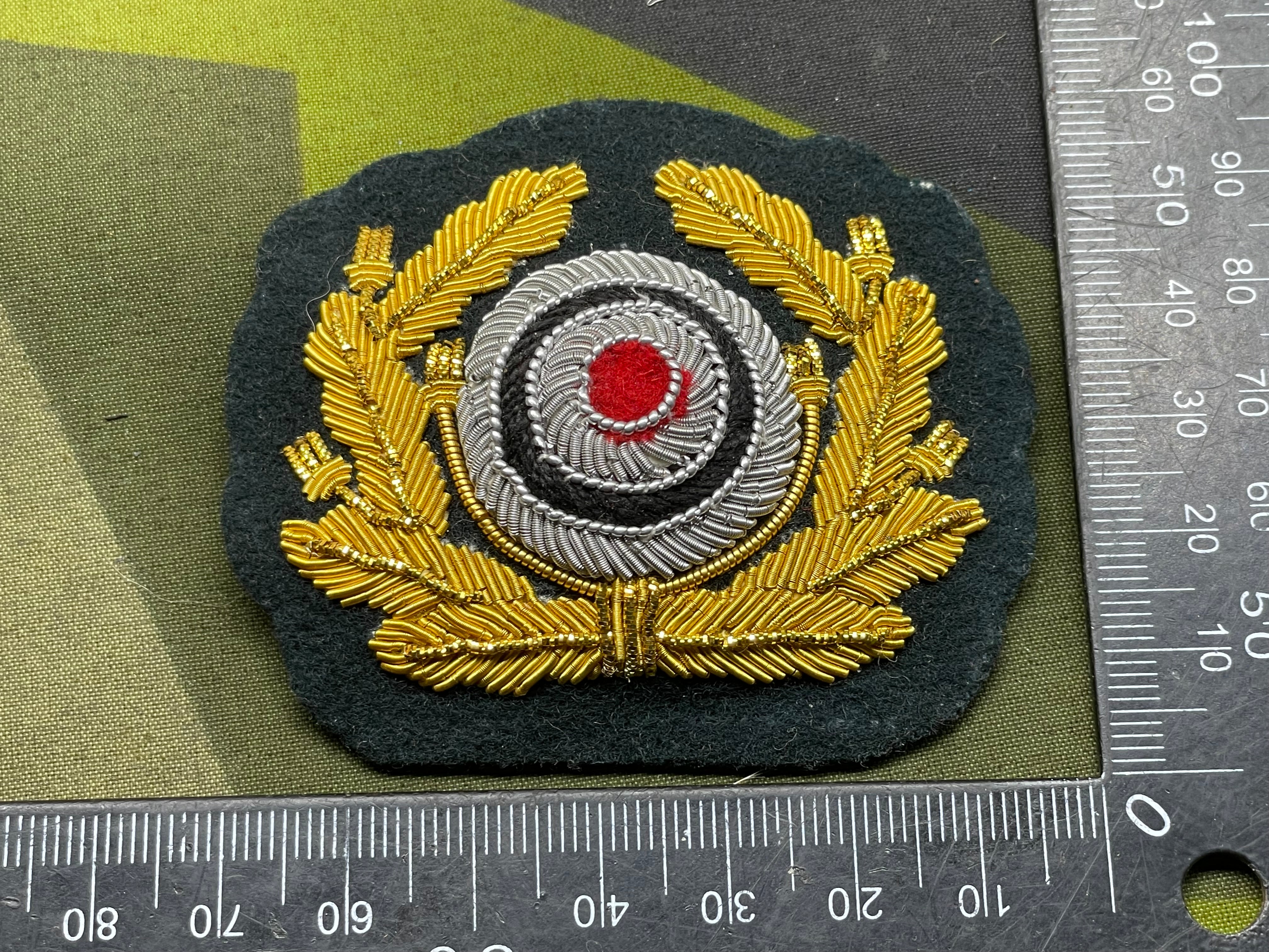 WW2 German Kriegsmarine / Army Cap Wreath & Roundel - The Militaria Shop