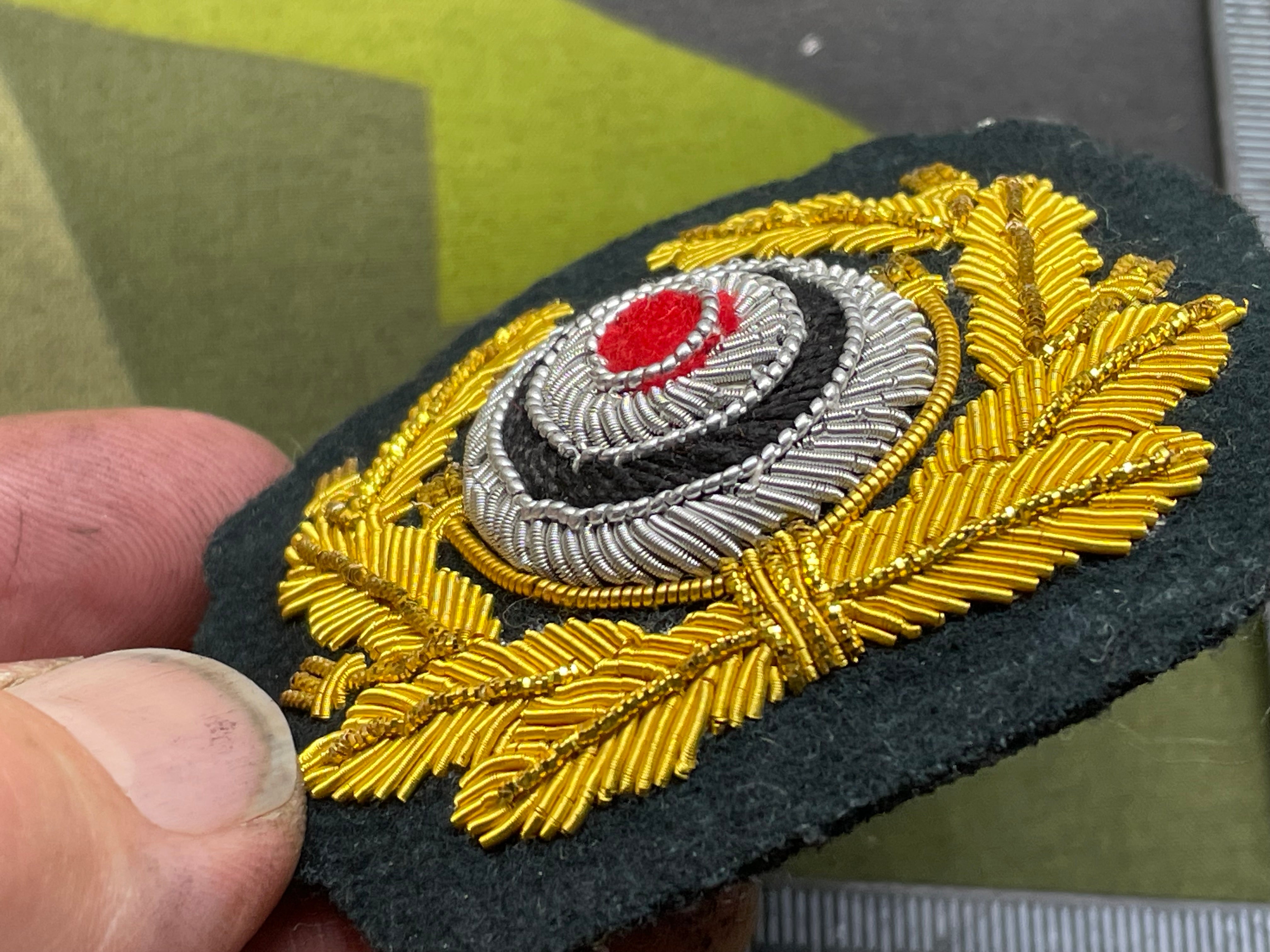 WW2 German Kriegsmarine / Army Cap Wreath & Roundel - The Militaria Shop