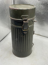 Load image into Gallery viewer, WW2 German Army Gas Mask in Tin - 1938 in Super Condition