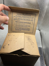 Load image into Gallery viewer, Civilian Gas Mask in Original Cardboard Box - WW2 British Home Front