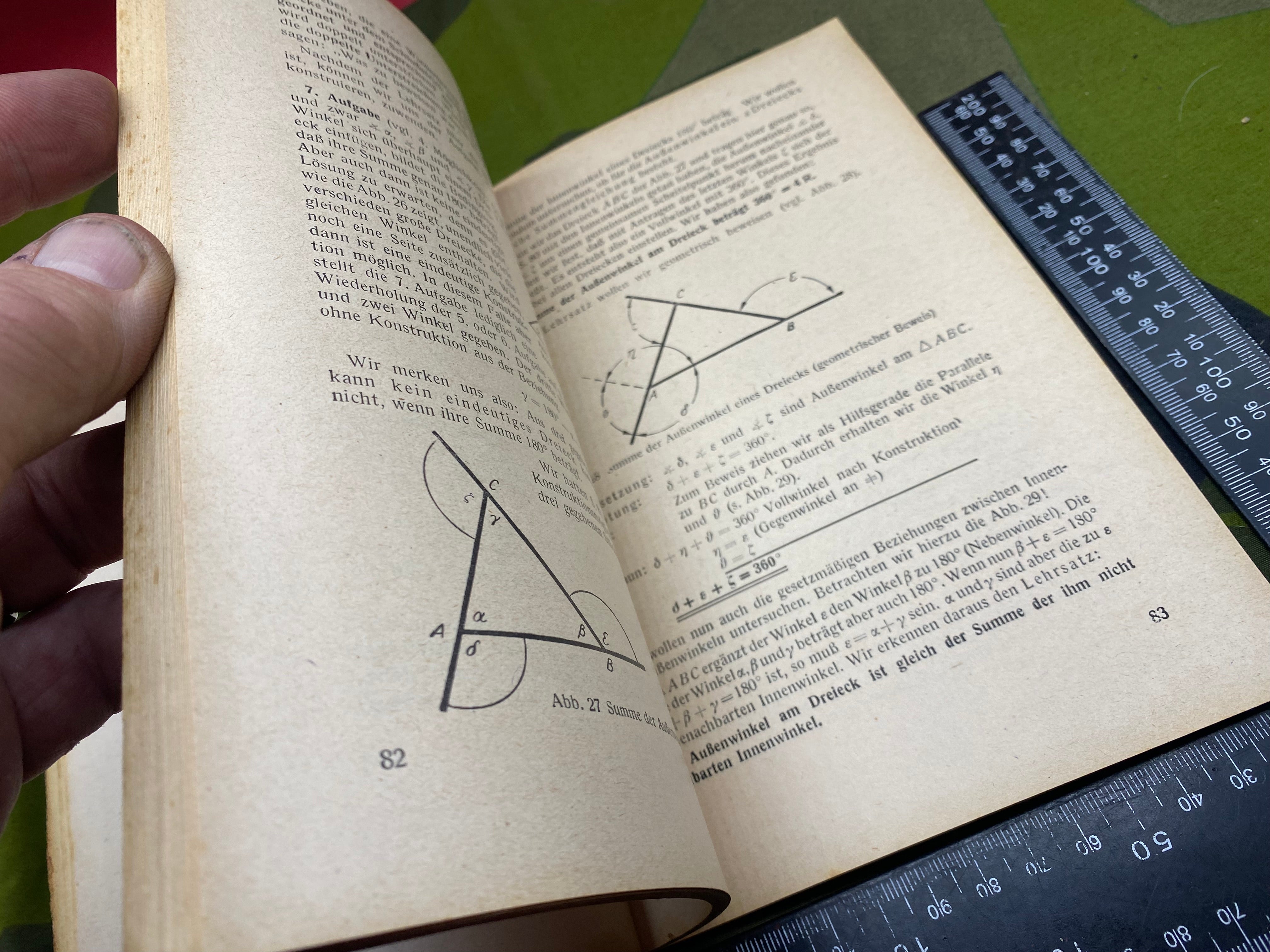 Original WW2 German Army - 1942 Dated Technical Manual for Engineering School - The Militaria Shop