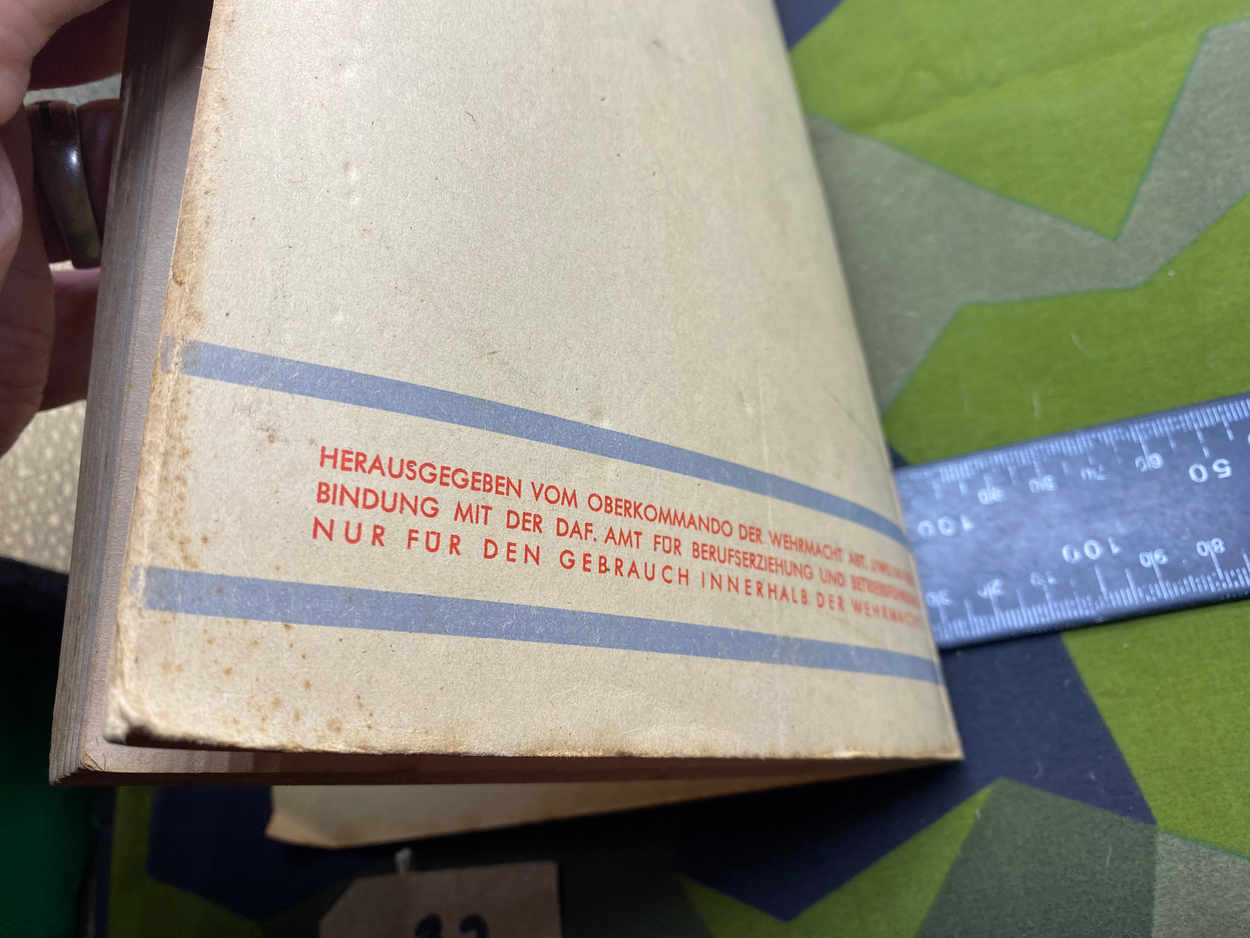 Original WW2 German Army - 1944 Dated Technical Manual 3 for Engineering School - The Militaria Shop