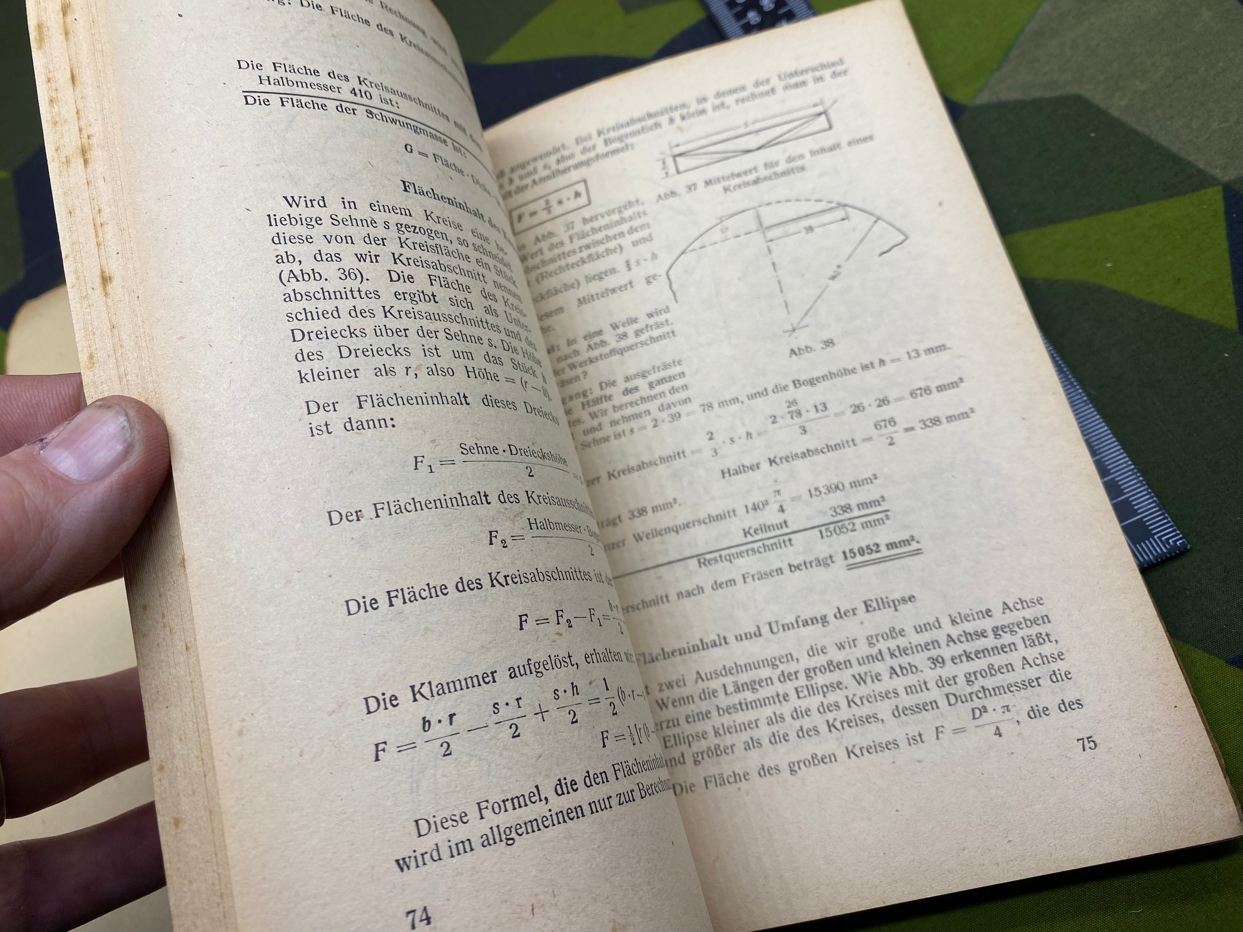 Original WW2 German Army - 1944 Dated Technical Manual 3 for Engineering School - The Militaria Shop