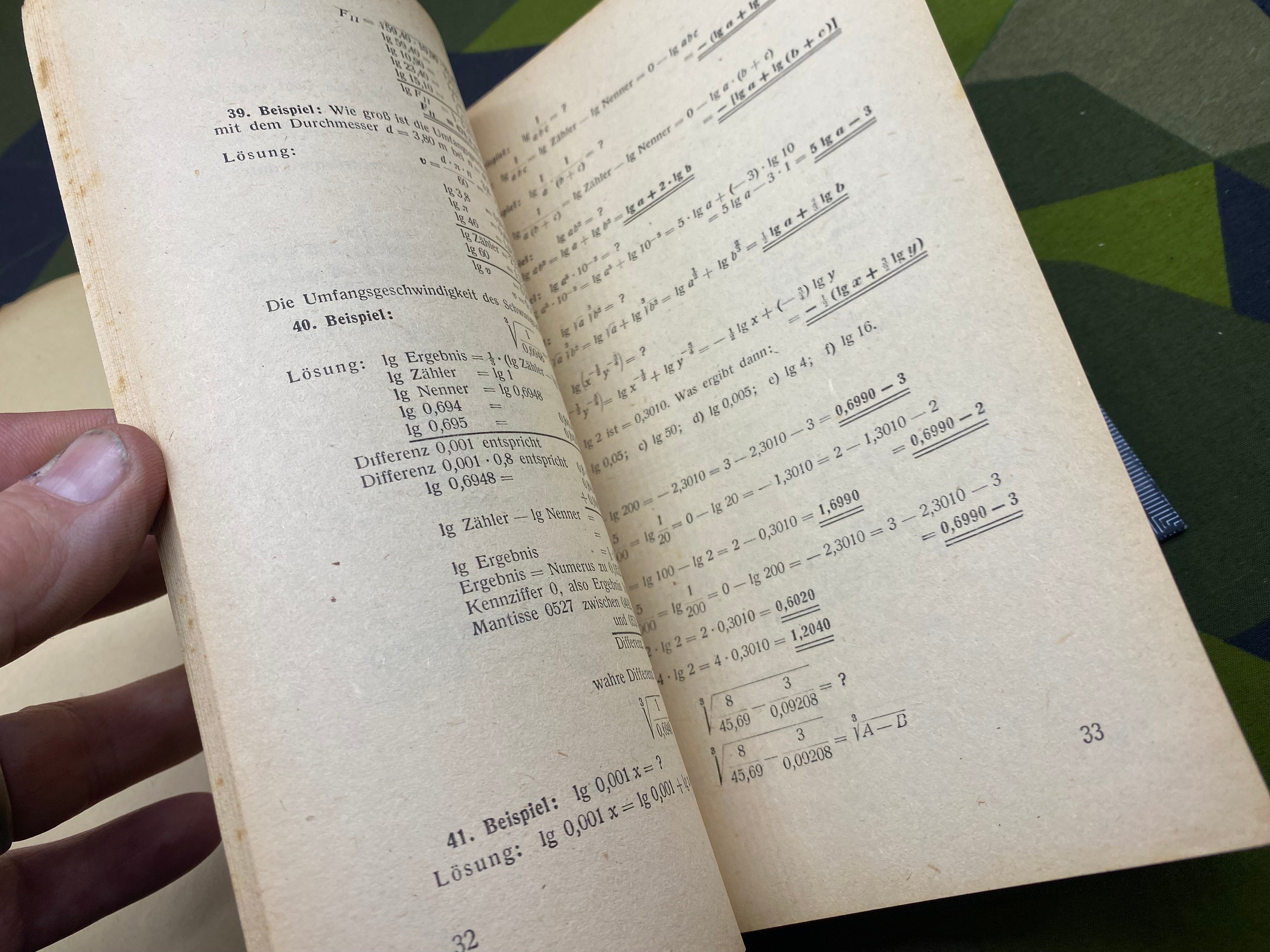 Original WW2 German Army - 1944 Dated Technical Manual 3 for Engineering School - The Militaria Shop